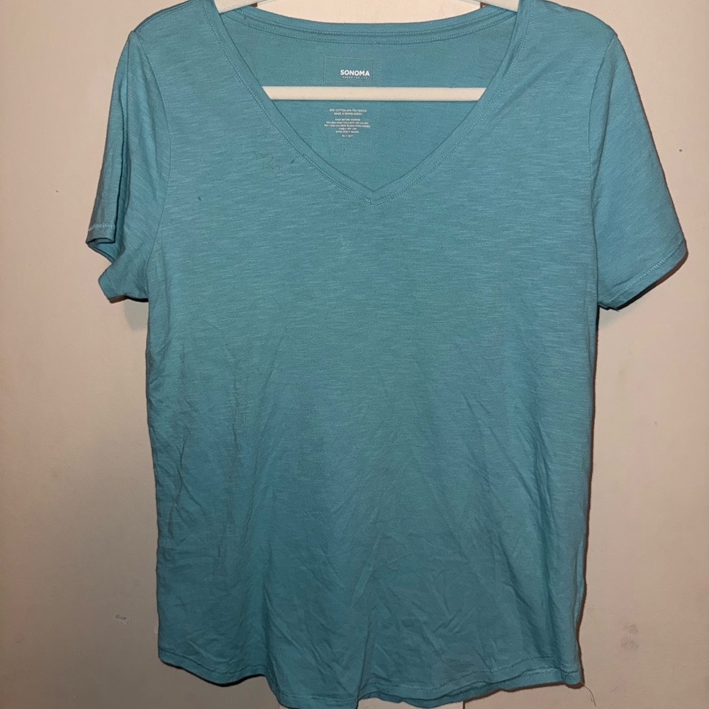 Sonoma Sky Blue V-Neck Tee